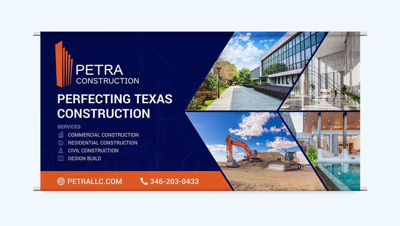 petra banner design img Petra LLC Construction